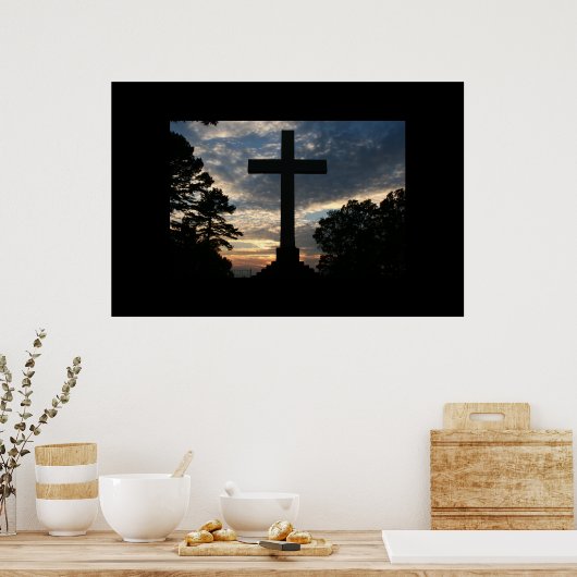 Het kruis poster (Keuken)