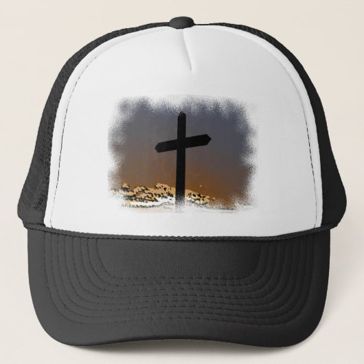 Het kruis trucker pet (Voorkant)