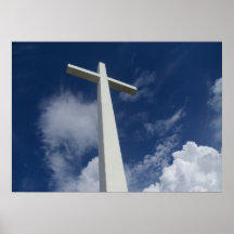 Het kruis van het herrijzige Christus Poster Foto