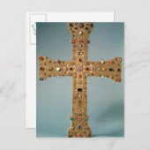 Het kruis van het relikwieënschrijn van de Abdij Briefkaart (Voorkant / Achterkant)