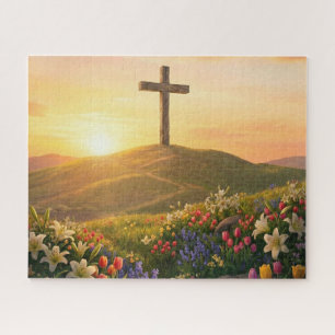 Het kruis van Jezus Paas Legpuzzel