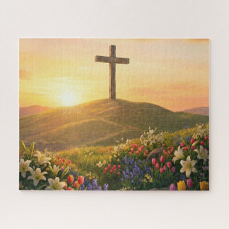 Het kruis van Jezus Paas Legpuzzel