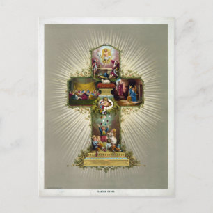 Het Kruis van Pasen Feestdagenkaart