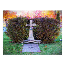 "Het Kruis van Sint-Michaël" Foto Afdruk