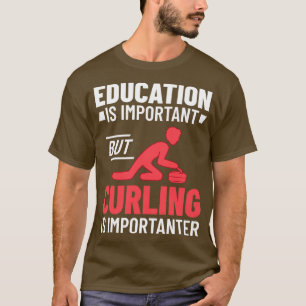 Het krullen van de Spel van de Speler van de Spel T-shirt