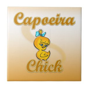 Het Kuiken van Capoeira Tegeltje