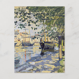 Het kunstwerk van Monet, Seine bij Rouen, Briefkaart