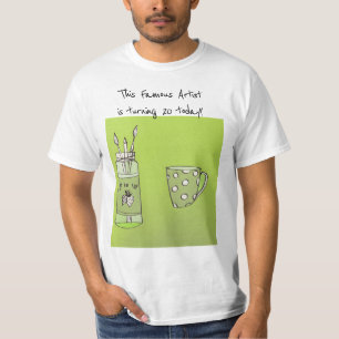 Het kunstwerk van uw kind op de geboorte T-shirt v
