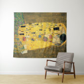 Het kus schilderen - Gustav Klimt Wandkleed (In Situ (horizontaal))