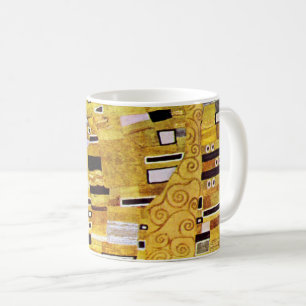 Het kusschema van Gustav Klimt, Art Nouveau Koffiemok