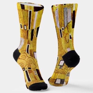 Het kusschema van Gustav Klimt, Art Nouveau Sokken