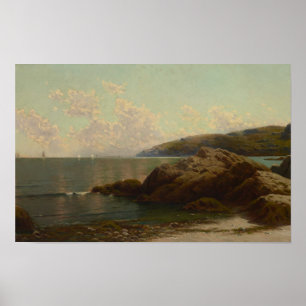 Het kustlandschap van Bricher Poster