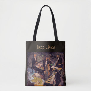 Het Kwartet - Jazz Music Lives Canvas tas