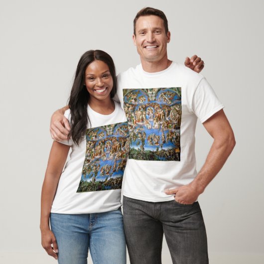 Het laatste arrest Michelangelo, 1536-1541 T-shirt (Unisex)