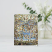 Het laatste arrest van Michelangelo, Sistine Chape Briefkaart (Staand voorkant)