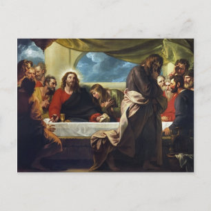 Het Laatste Avondmaal door Benjamin West Briefkaart