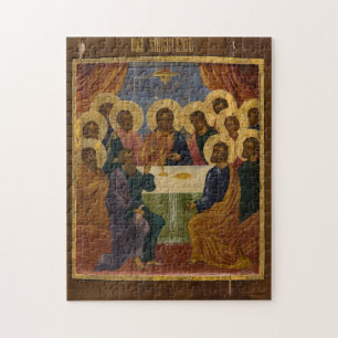 Het Laatste Avondmaal Orthodoxe Christelijke Icoon Legpuzzel