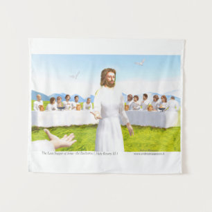 Het laatste avondmaal van Jezus - Eucharistie Wandkleed