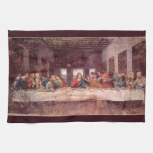 Het Laatste Avondmaal van Leonardo da Vinci Theedoek