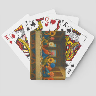 Het Laatste Bloem Avondmaal Pokerkaarten
