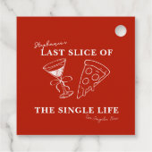 Het laatste deel van de Single Life Bachelorette Bedankjes Labels (Achterkant)