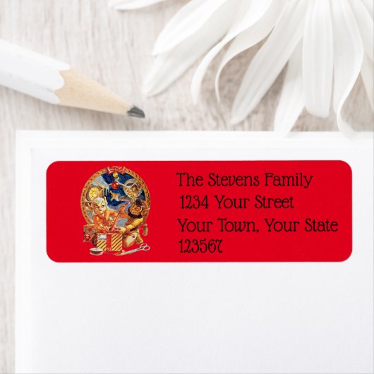 Het laatste etiket van het het Adres van de Terugk (Insitu)