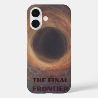 Het laatste grenszwart gat iPhone 16 hoesje