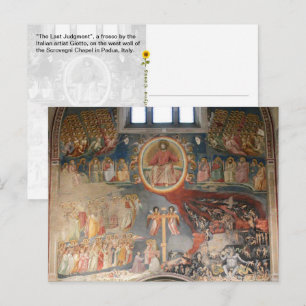 Het Laatste Oordeel - Scrovegni Kapel, Italië - Briefkaart