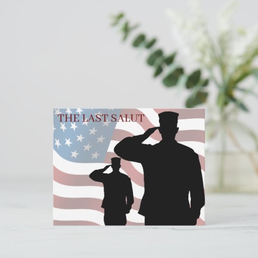 HET LAATSTE SALUT (Staand voorkant)