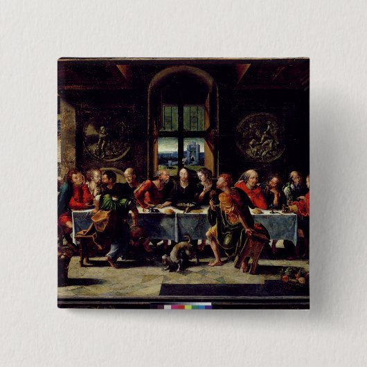 Het laatste Super Vierkante Button 5,1 Cm (Voorkant)