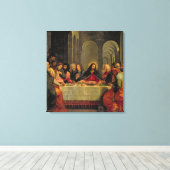 Het laatste Supper 3 Canvas Afdruk (Insitu (Houten vloer))