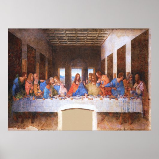 Het laatste Supper - Leonardo da Vinci Poster (Voorkant)