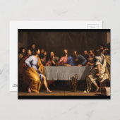 Het laatste Supper met Disciples Briefkaart (Voorkant / Achterkant)