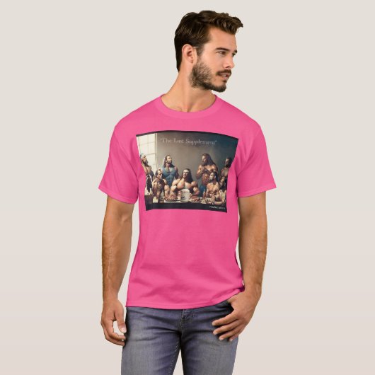 Het laatste supplement Funny Bodybuilding Creëer W T-shirt (Voorkant volledig)