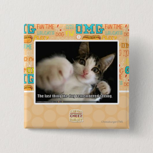 Het laatste vierkante button 5,1 cm (Voorkant)