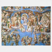 Het laatste vonnis, Michelangelo Fleece Deken (Voorkant (Horizontaal))