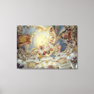 Het laatste vonnis, plafondschilderij canvas afdruk