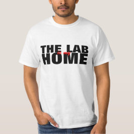 Het lab is mijn T-shirt voor thuis