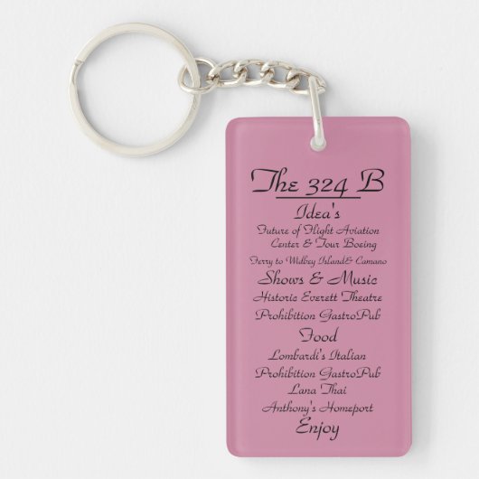 Het Label 324 B Sleutelhanger (Voorkant)