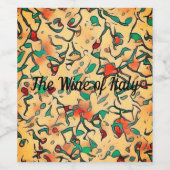 Het label Wijn van Italië Wijn Etiket (Enkel label)