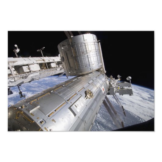 Het laboratorium van de Japanse Experimentenmodule Foto Afdruk (Voorkant)