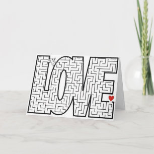 Het Labyrint van de liefde Feestdagen Kaart