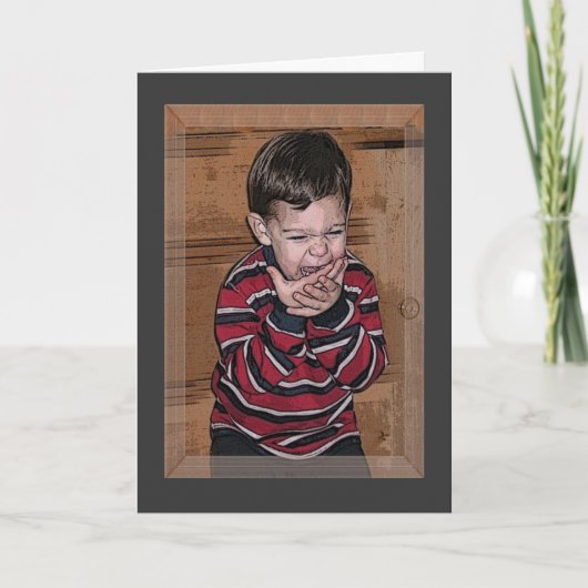 Het lachen bij Verjaardagen Kaart (Voorkant)