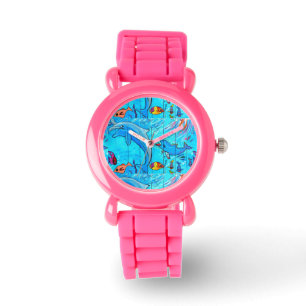 het lachen dolfijnenpolshorloge horloge