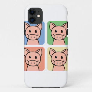 Het Lachen Piggie Piggy van de Kunst van de Klem iPhone 11 Hoesje