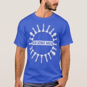 Het laden Ich Tenke na Gezegde schaak T-shirt