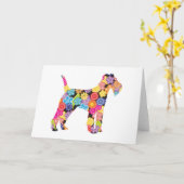 Het Lake District Terrier Kaart (Gele Bloem)