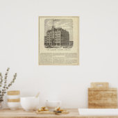 Het Lakeside-gebouw, Chicago Poster (Keuken)