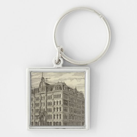 Het Lakeside-gebouw, Chicago Sleutelhanger (Voorkant)