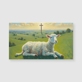 Het Lam en het Kruis Magnetische Heilige Kaart